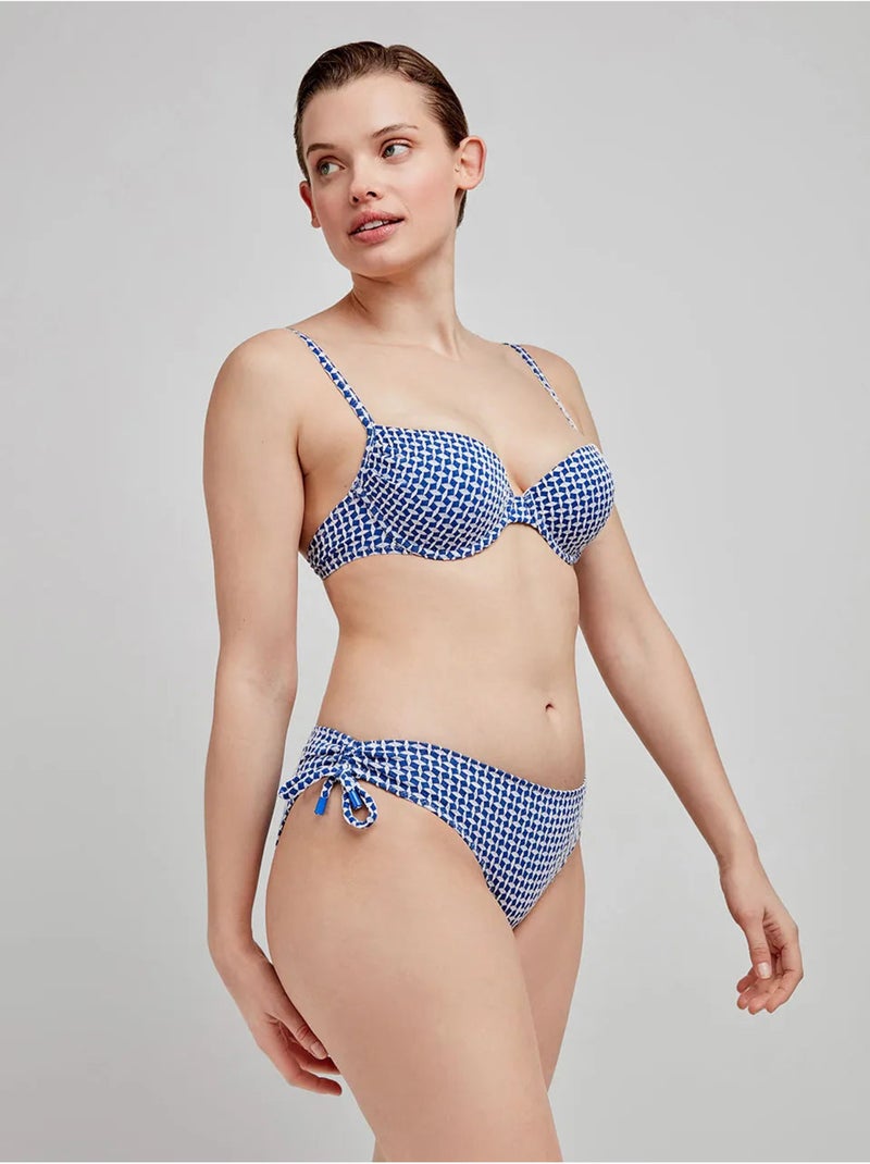 Top bikini tessuto strutturato Multicolore - Kiabi