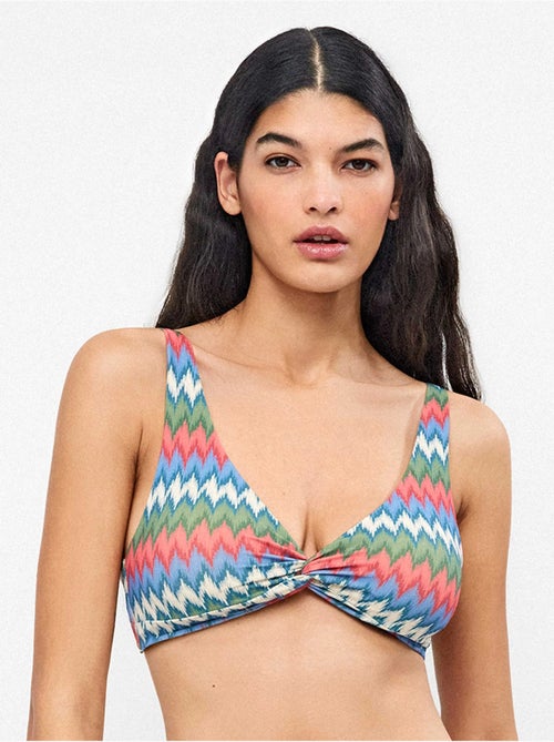 Top bikini triangolare senza ferretto - Kiabi Top bikini triangolare senza ferretto - Kiabi