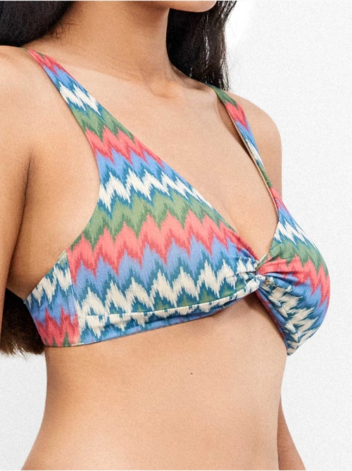 Top bikini triangolare senza ferretto - Kiabi Top bikini triangolare senza ferretto - Kiabi