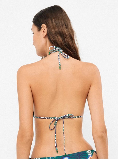 Top bikini triangolare stampato - Kiabi Top bikini triangolare stampato - Kiabi