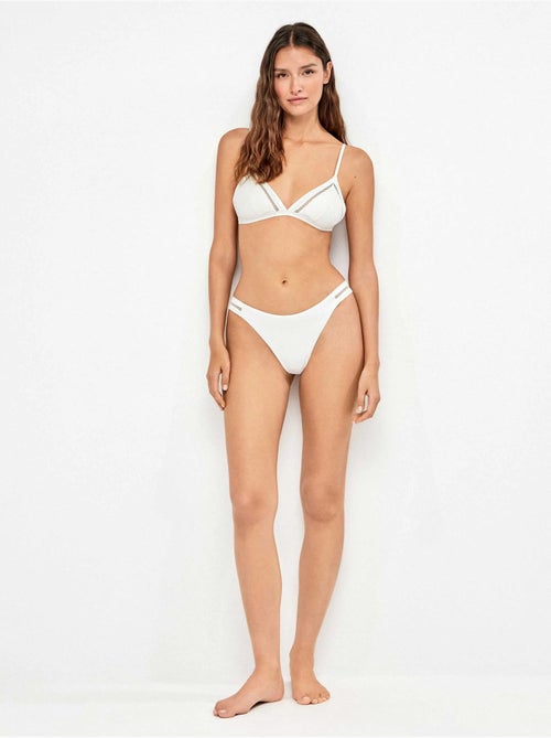 Top bikini triangolare traforato - Kiabi Top bikini triangolare traforato - Kiabi