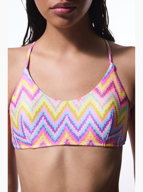 Top bikini zigzag donna penti - Kiabi Top bikini zigzag donna penti - Kiabi