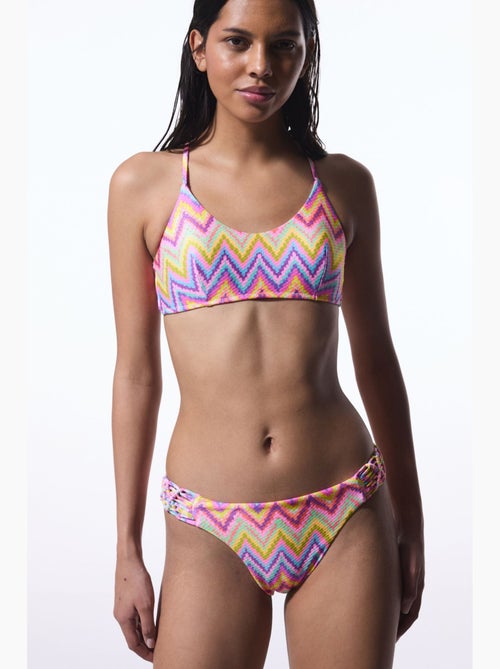 Top bikini zigzag donna penti - Kiabi Top bikini zigzag donna penti - Kiabi