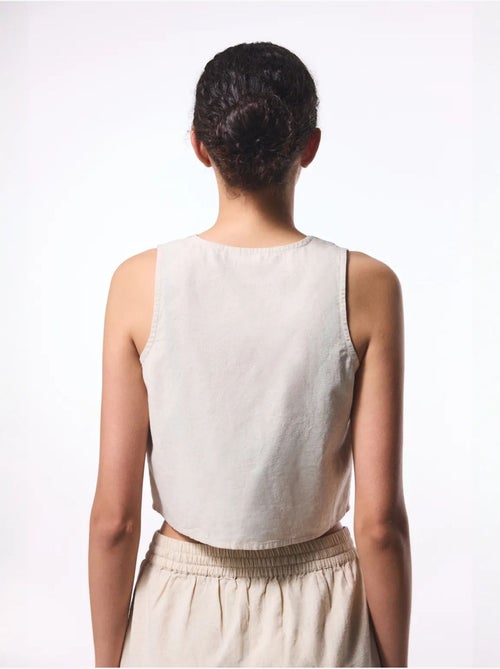 Top boho in lino penti - Kiabi Top boho in lino penti - Kiabi