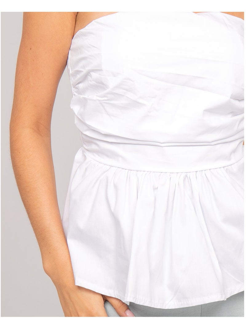 Top bustier FELICIE Bianco - Kiabi