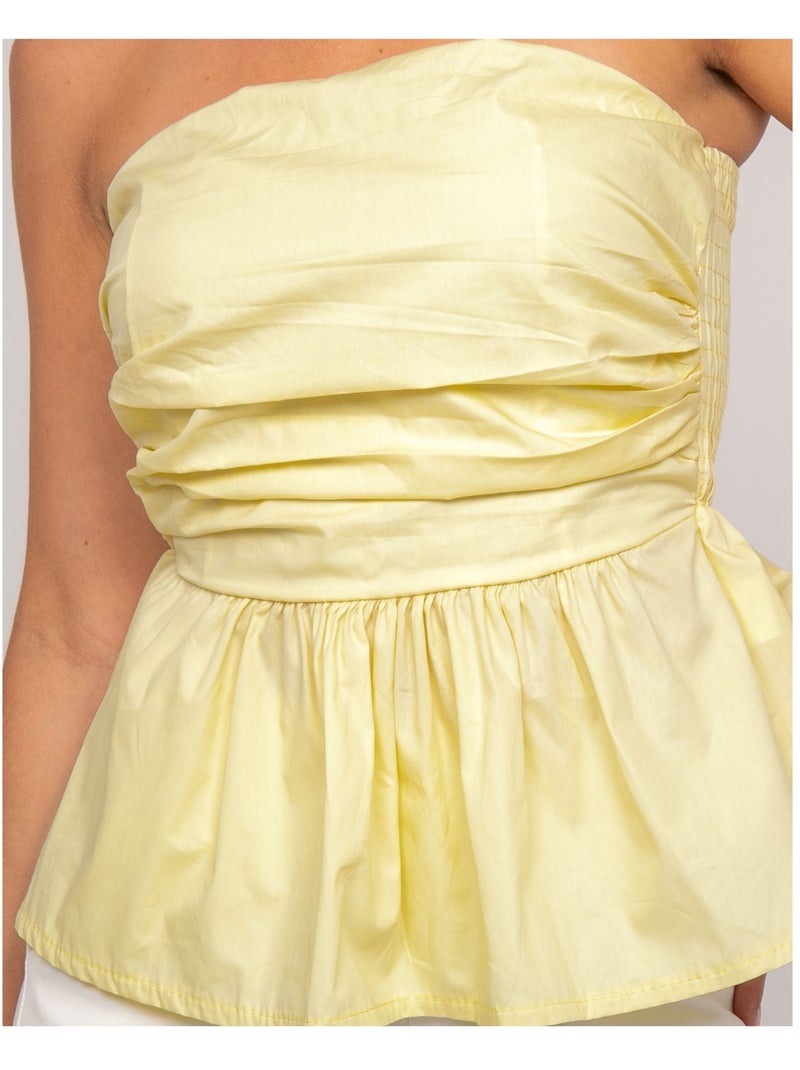 Top bustier FELICIE Giallo - Kiabi
