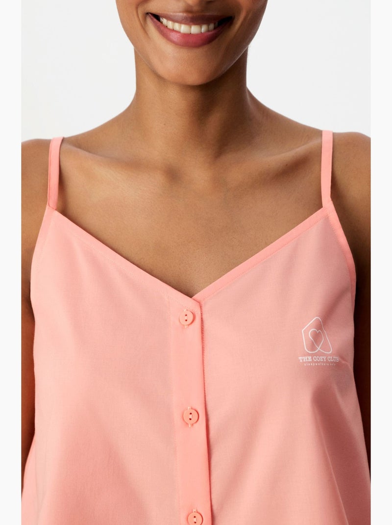 Top club comodo per pigiama penti Rosa - Kiabi