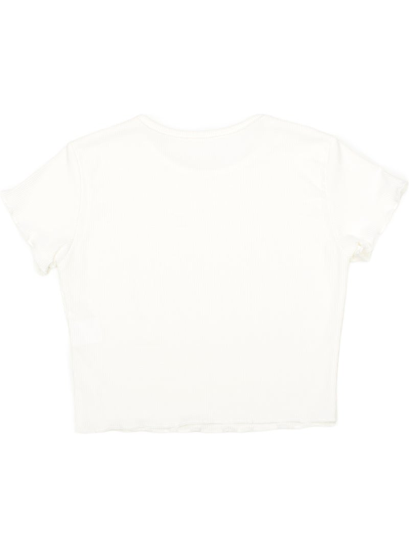 Top con collo rotondo - Kids Star Bianco - Kiabi