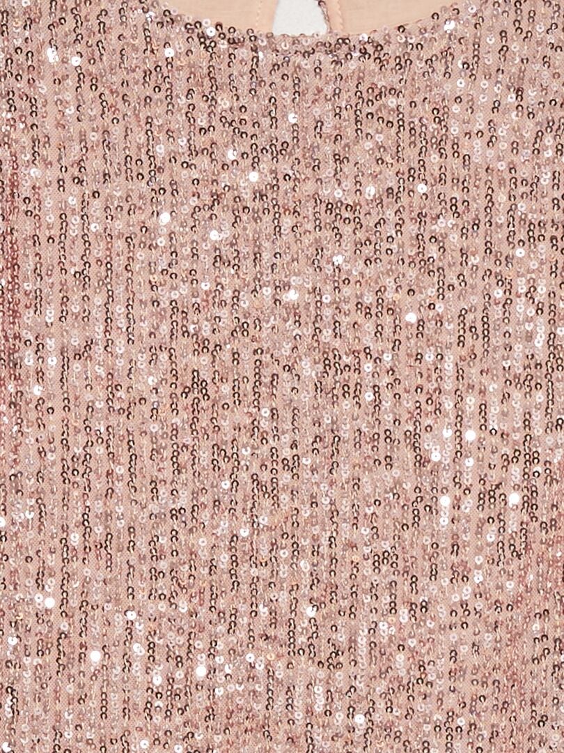 Top Coeur Paillettes Argent KIABI - Taille S, état Comme Neuf, Trop Mignon !