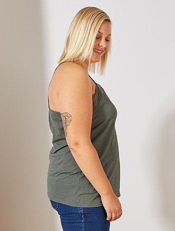 Top con pizzo dietro e sul collo - Kiabi