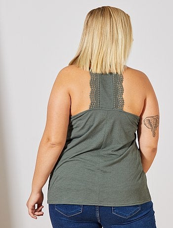 Top con pizzo dietro e sul collo - Kiabi