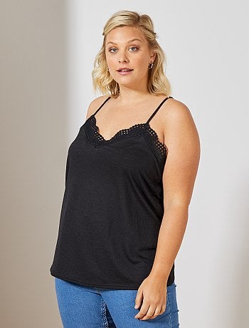 Top con pizzo dietro e sul collo - Kiabi