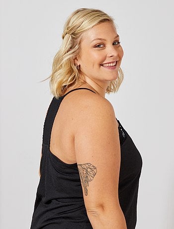 Top con pizzo dietro e sul collo - Kiabi