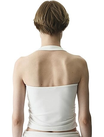 Top con scollo halter penti