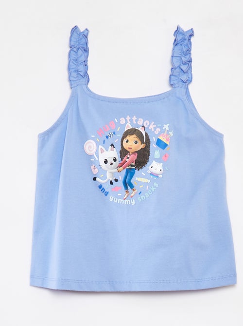 Top con spalline a volant 'Gabby et la maison magique' - Kiabi