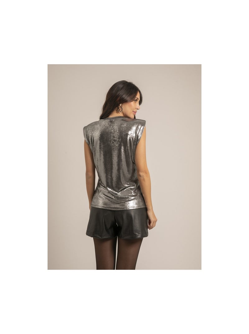 Top con spalline FLOPIE Argento - Kiabi