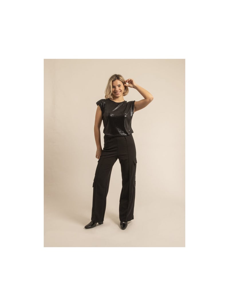 Top con spalline FLOPIE Nero - Kiabi