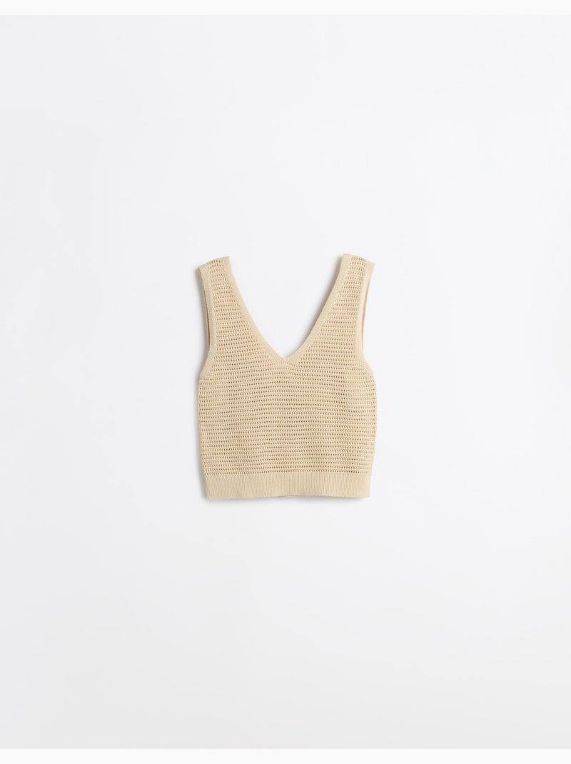 Top con spalline, MO Fashion Beige - Kiabi