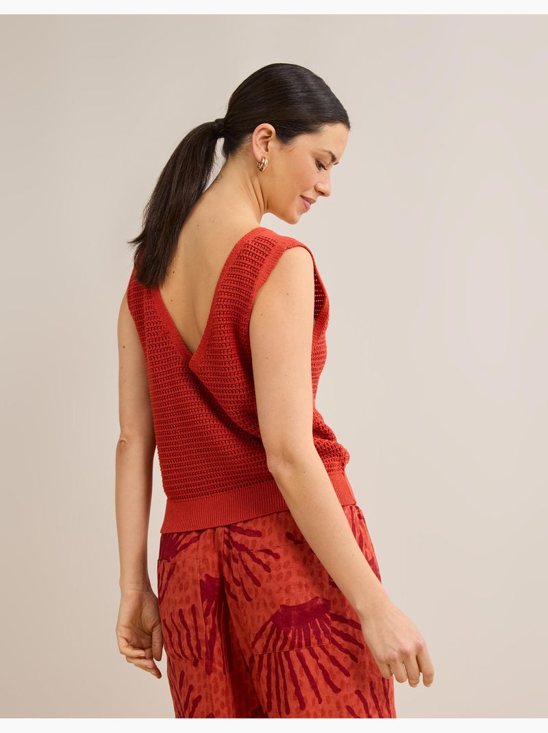 Top con spalline, MO Fashion Rosso - Kiabi