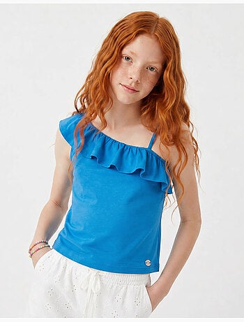 Top con volant, MO Fashion