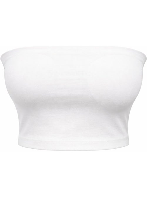 Top corto a fascia senza spalline mixray - Kiabi Top corto a fascia senza spalline mixray - Kiabi