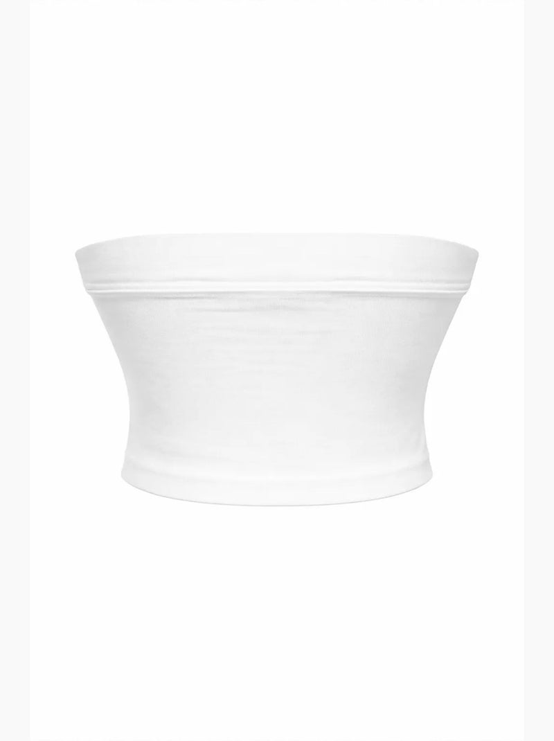 Top corto a fascia senza spalline mixray Bianco - Kiabi