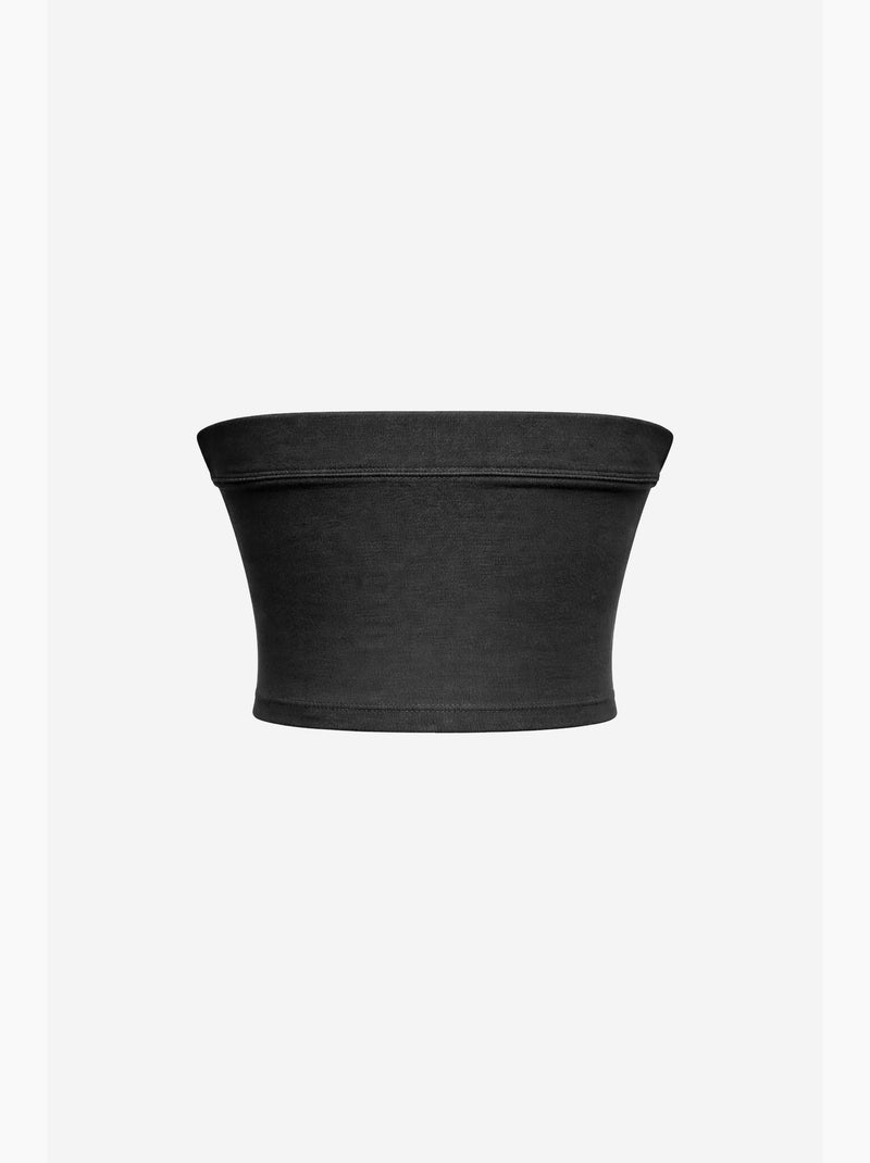 Top corto a fascia senza spalline mixray Nero - Kiabi