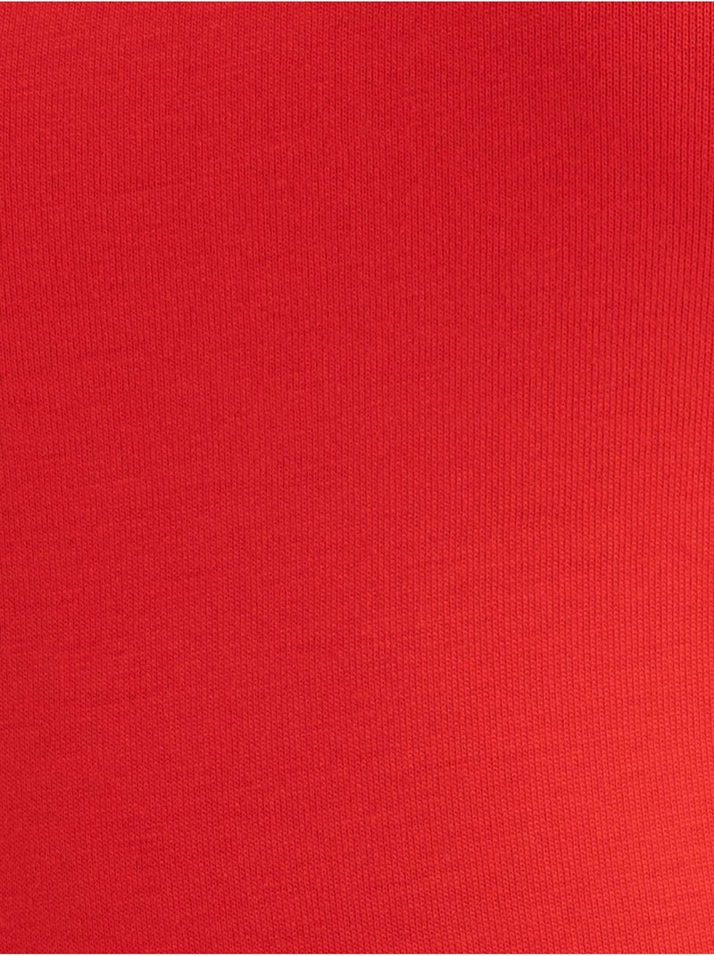 Top corto con spalline sottili e canotta basica hiccup Rosso - Kiabi