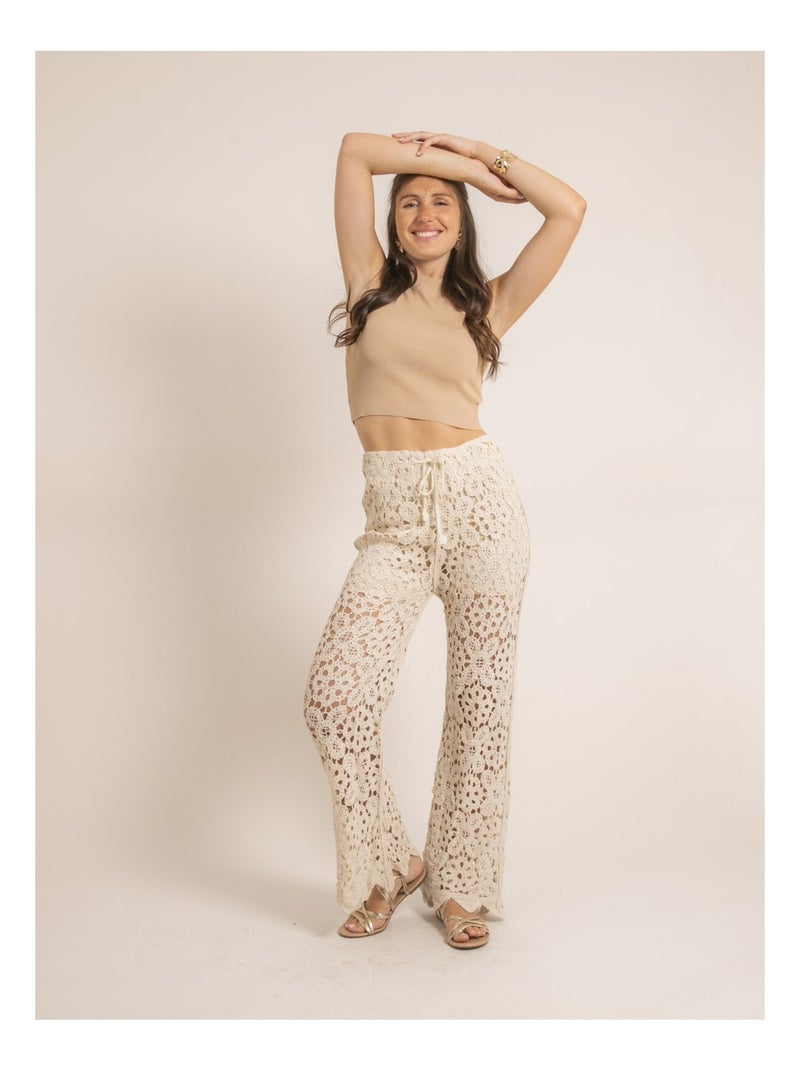 Top corto FODELO Beige - Kiabi
