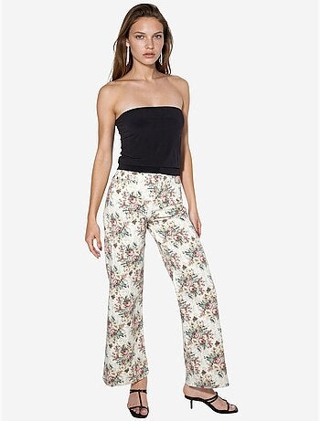 Top corto in maglia senza spalline busem