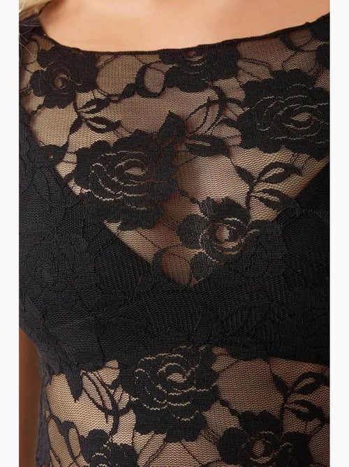 Top corto in pizzo floreale pika collection hiccup - Kiabi
