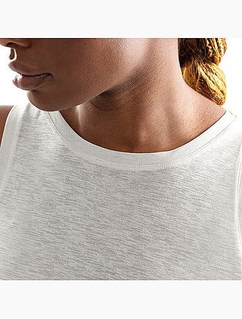 Top corto smanicato da allenamento da donna fitness donna avast