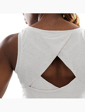 Top corto smanicato da allenamento da donna fitness donna avast