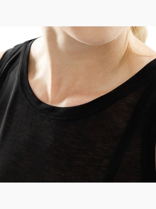 Top corto smanicato da allenamento da donna fitness donna beat - Kiabi Top corto smanicato da allenamento da donna fitness donna beat - Kiabi