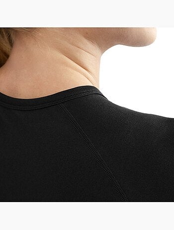 Top corto sportivo a maniche corte senza cuciture da donna fitness donna attitud