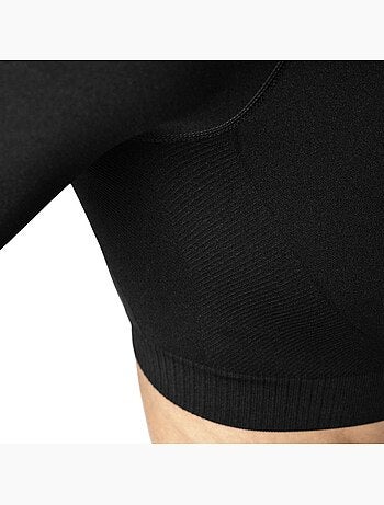Top corto sportivo a maniche lunghe senza cuciture da donna fitness donna tempo