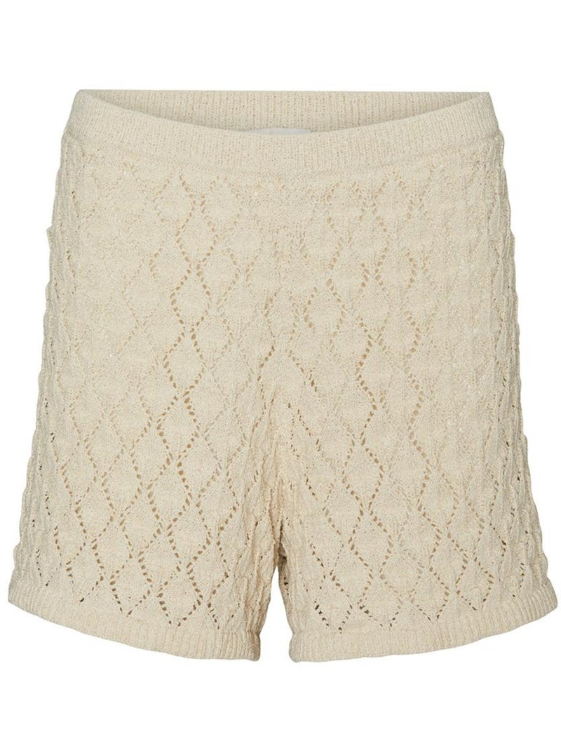 Top Corto Uncinetto Vero Moda Beige - Kiabi