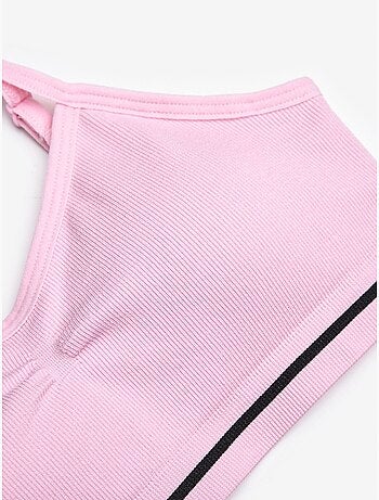 Top crop aperto seamless bambina penti
