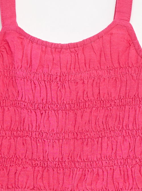 Top cropped con spalline - Kiabi