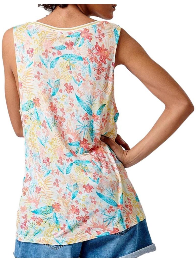 Top Donna Floreale Kaporal Bianco - Kiabi