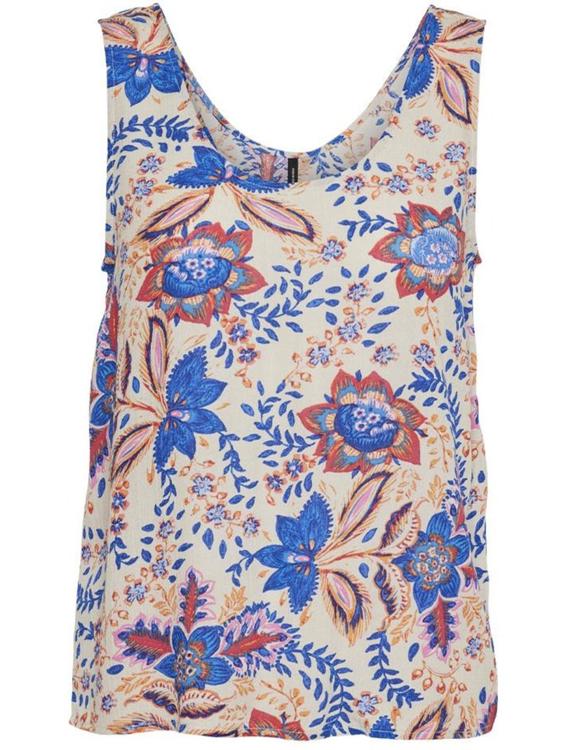 Top donna floreale vero moda Blu - Kiabi