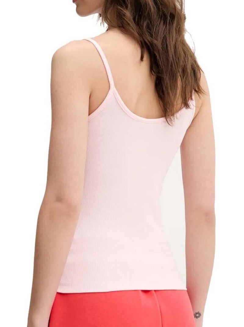 Top Donna Tommy Hilfiger con Spalline Sottili e Logo Rosa - Kiabi