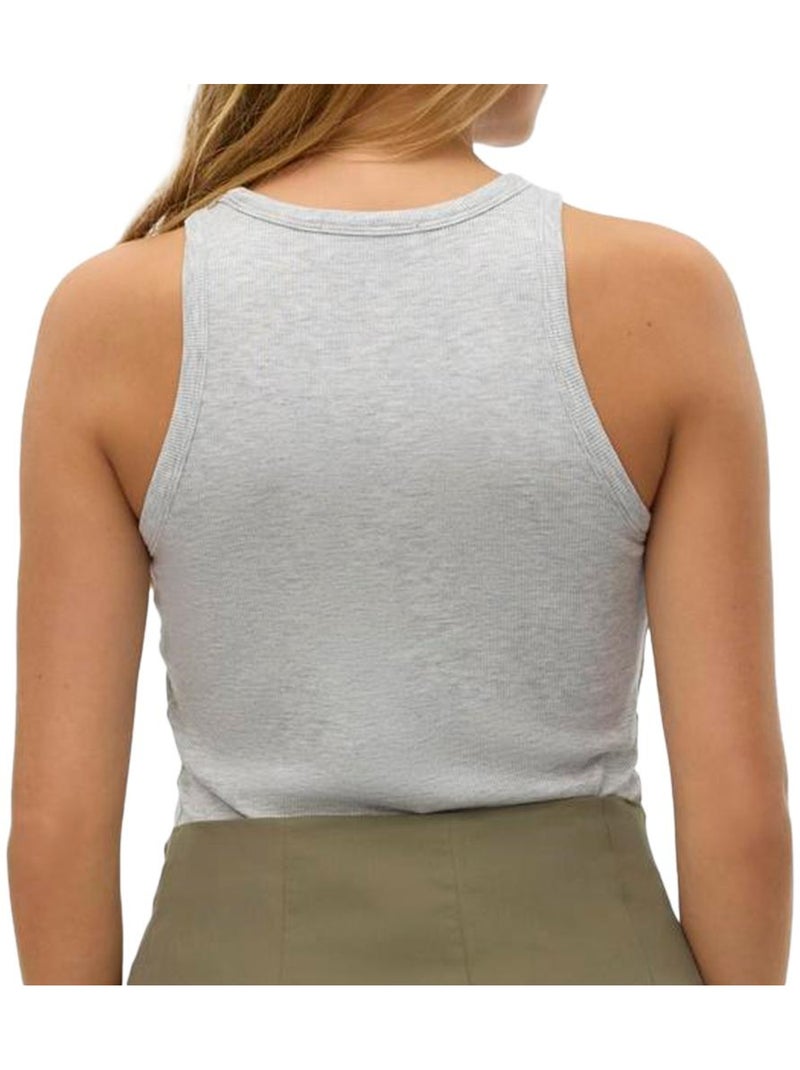 Top Donna Vero Moda Canotta Elegante Grigio argentato - Kiabi