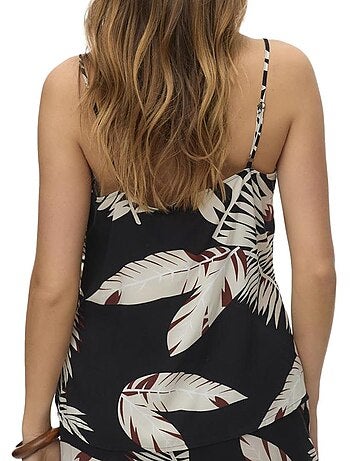 Top Donna Vero Moda con Stampa Foglie