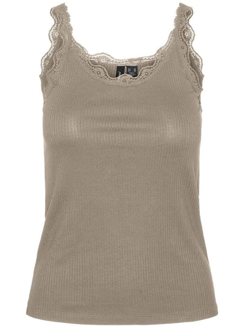 Top donna vero moda Marrone cappuccino - Kiabi