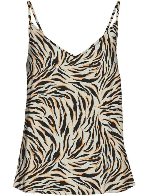 Top Donna Vero Moda Senza Maniche con Stampa Zebrata - Kiabi