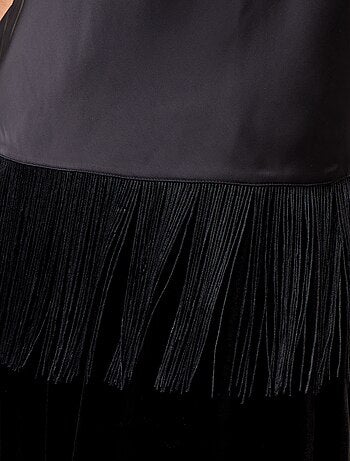 Top drappeggiato con scollo all'americana