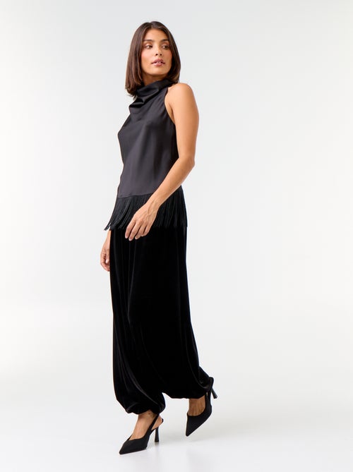 Top drappeggiato con scollo all'americana - Kiabi Top drappeggiato con scollo all'americana - Kiabi