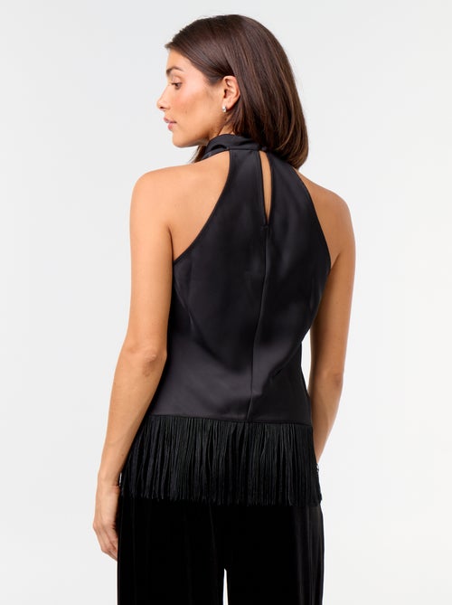 Top drappeggiato con scollo all'americana - Kiabi Top drappeggiato con scollo all'americana - Kiabi