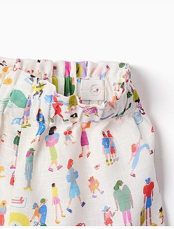 Top e pantaloncini stampato Carolina Celas x Zippy